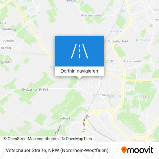 Vetschauer Straße Karte