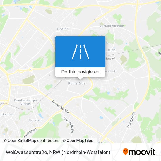 Weißwasserstraße Karte