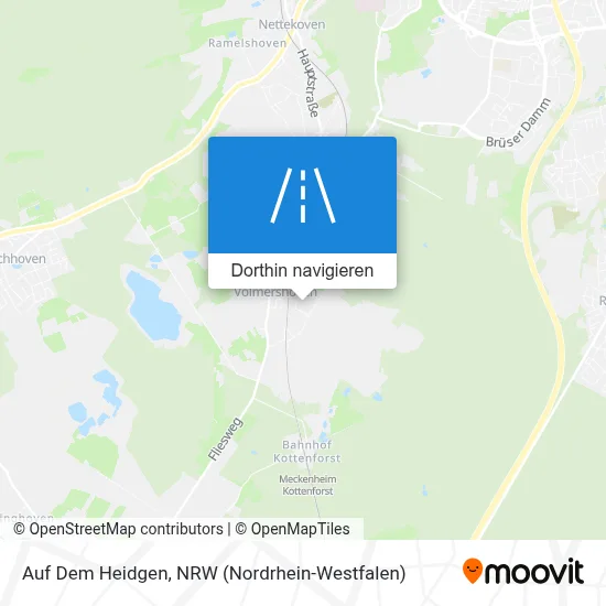 Auf Dem Heidgen Karte