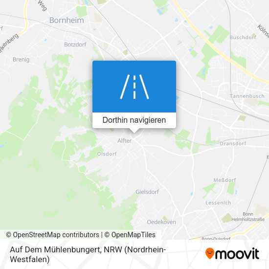 Auf Dem Mühlenbungert Karte