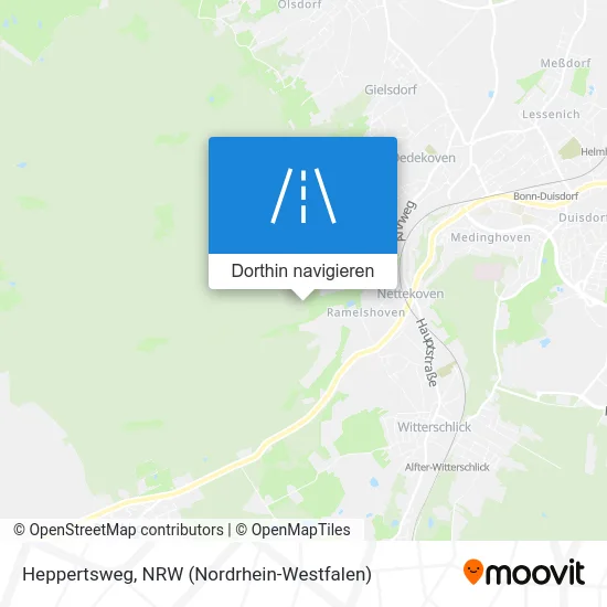 Heppertsweg Karte