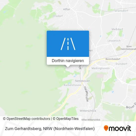 Zum Gerhardtsberg Karte
