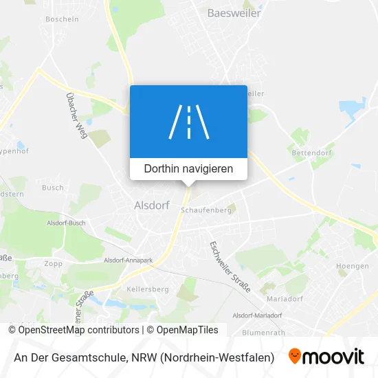 An Der Gesamtschule Karte