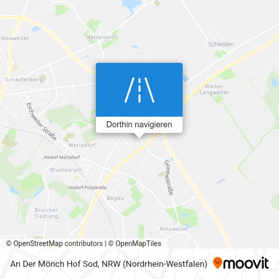 An Der Mönch Hof Sod Karte