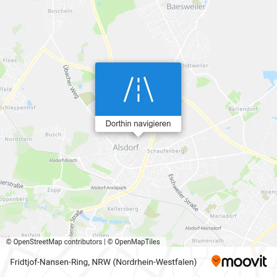 Fridtjof-Nansen-Ring Karte