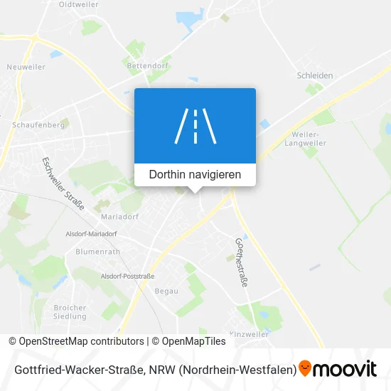 Gottfried-Wacker-Straße Karte