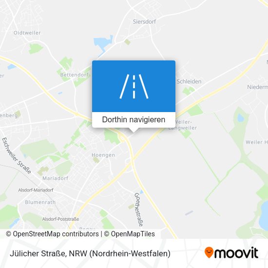 Jülicher Straße Karte
