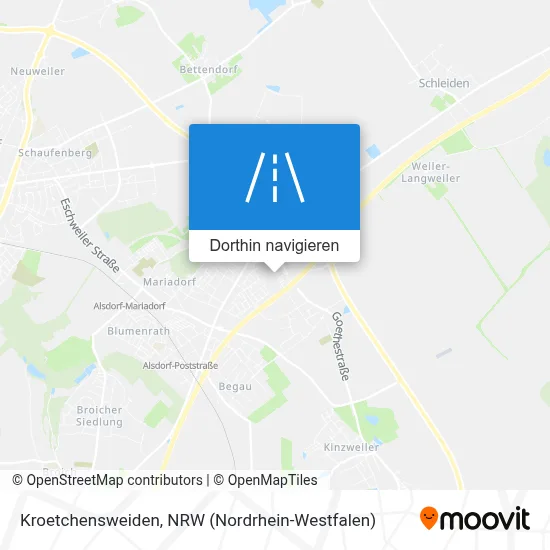 Kroetchensweiden Karte