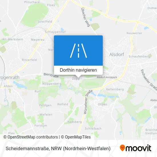 Scheidemannstraße Karte