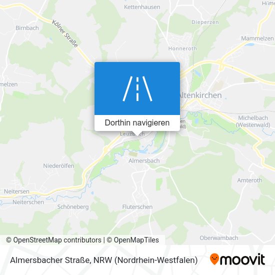 Almersbacher Straße Karte