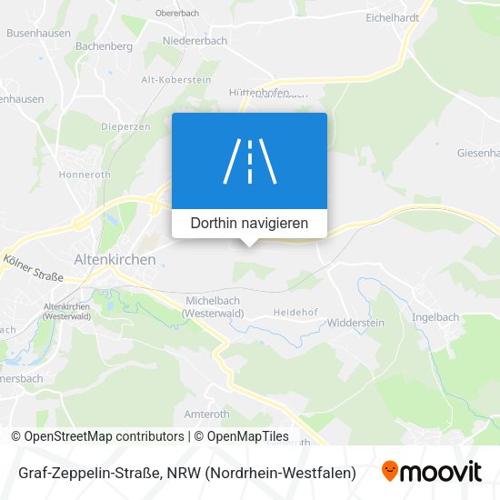 Graf-Zeppelin-Straße Karte