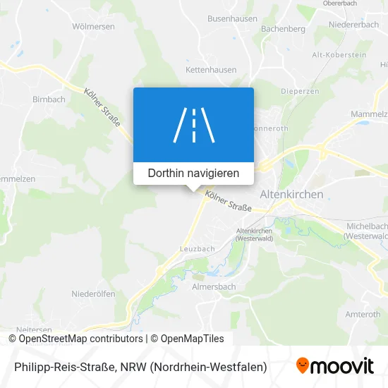 Philipp-Reis-Straße Karte