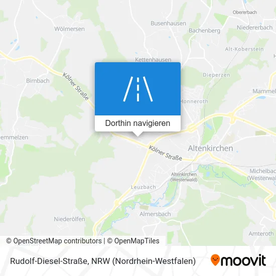 Rudolf-Diesel-Straße Karte