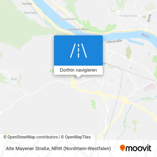 Alte Mayener Straße Karte