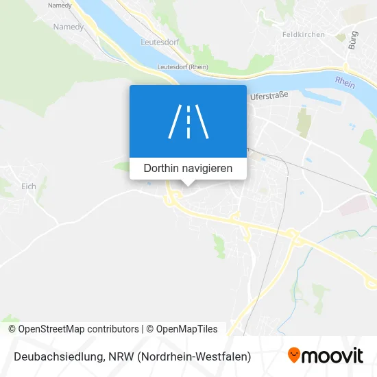 Deubachsiedlung Karte