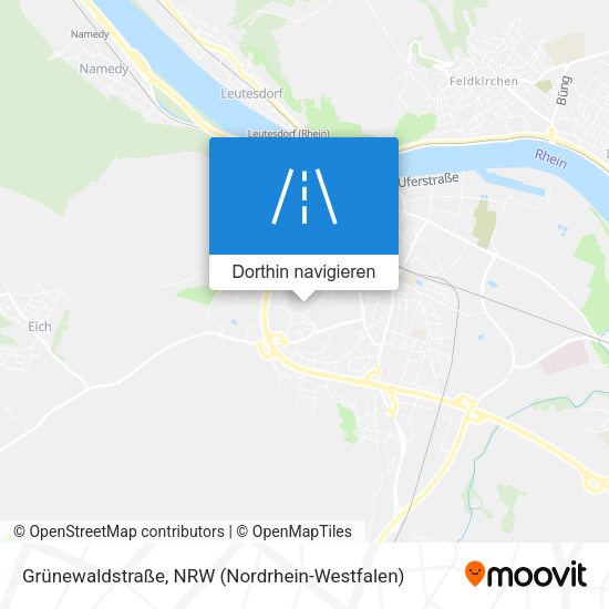 Grünewaldstraße Karte