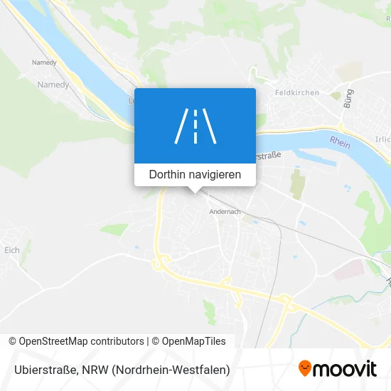 Ubierstraße Karte