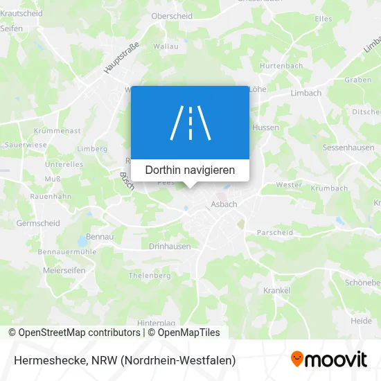 Hermeshecke Karte