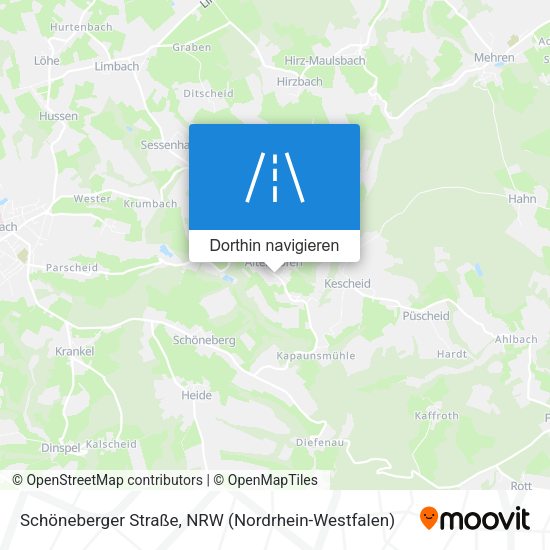 Schöneberger Straße Karte