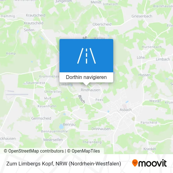 Zum Limbergs Kopf Karte