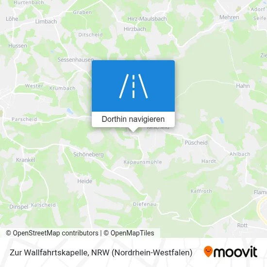 Zur Wallfahrtskapelle Karte