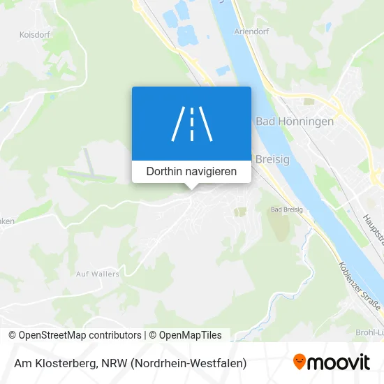 Am Klosterberg Karte