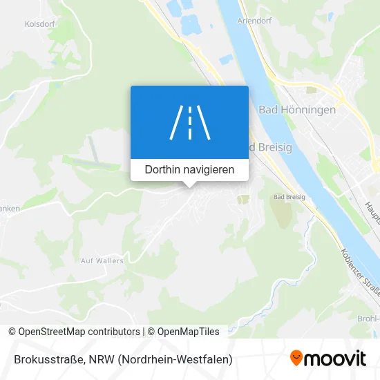 Brokusstraße Karte