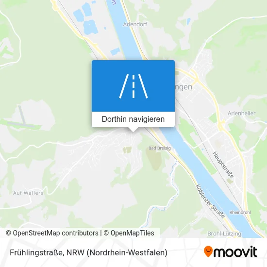 Frühlingstraße Karte