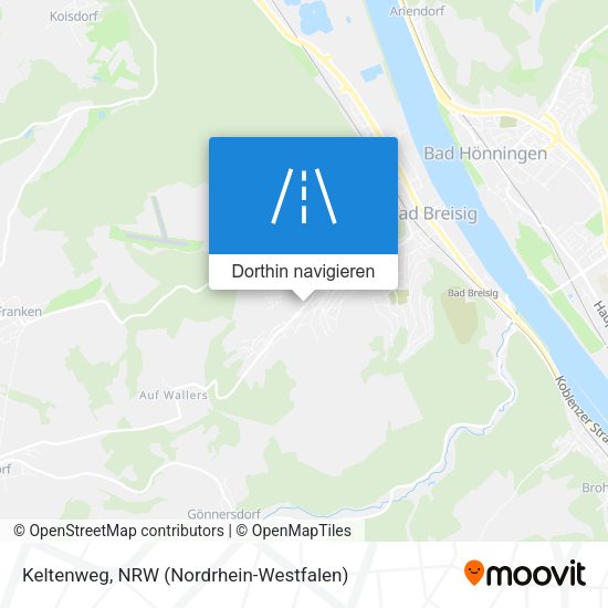 Keltenweg Karte