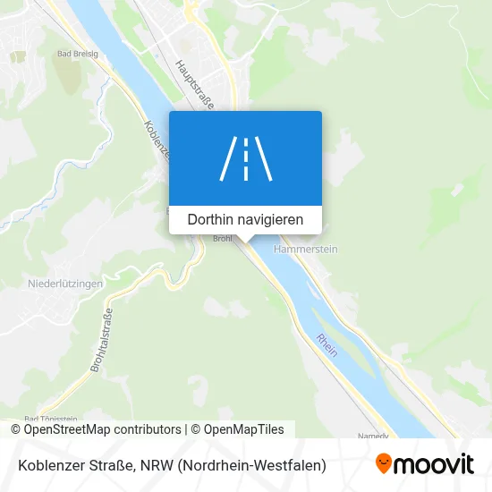 Koblenzer Straße Karte