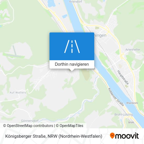 Königsberger Straße Karte