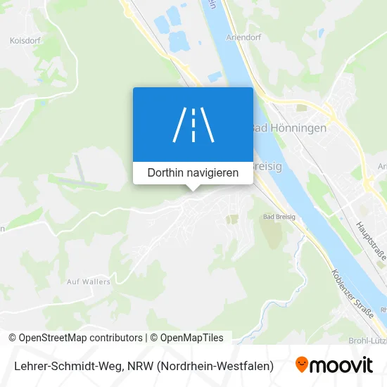 Lehrer-Schmidt-Weg Karte