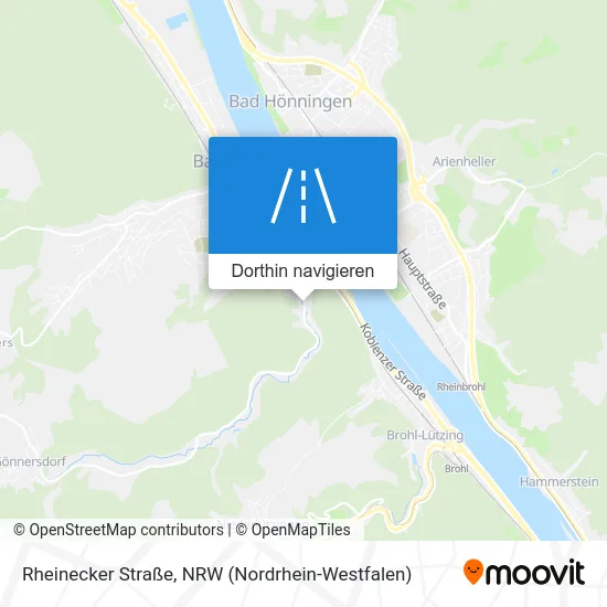 Rheinecker Straße Karte