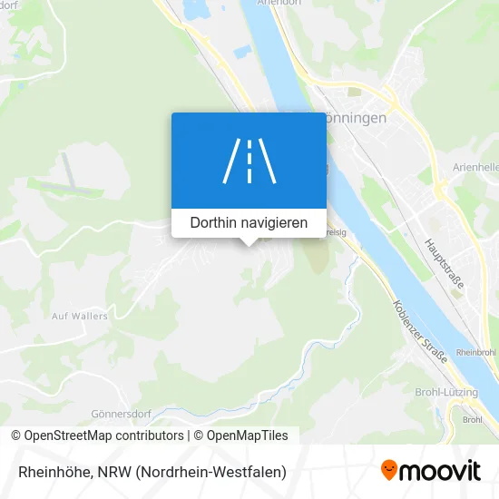 Rheinhöhe Karte
