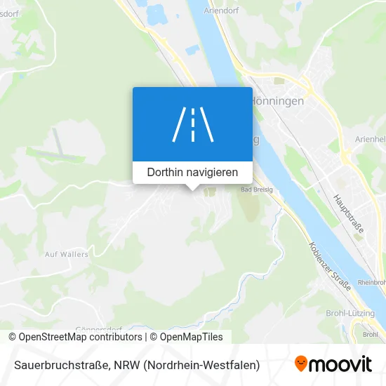 Sauerbruchstraße Karte