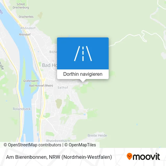 Am Bierenbonnen Karte