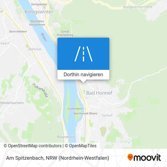 Am Spitzenbach Karte