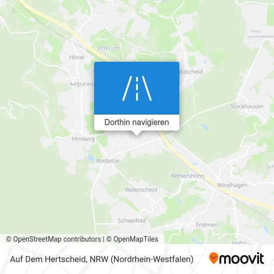 Auf Dem Hertscheid Karte