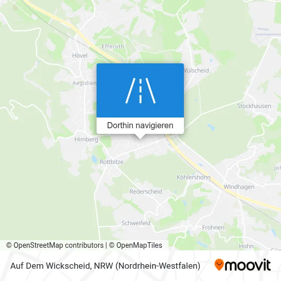 Auf Dem Wickscheid Karte