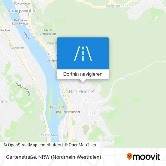 Gartenstraße Karte