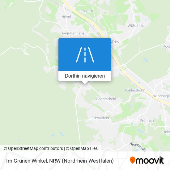 Im Grünen Winkel Karte