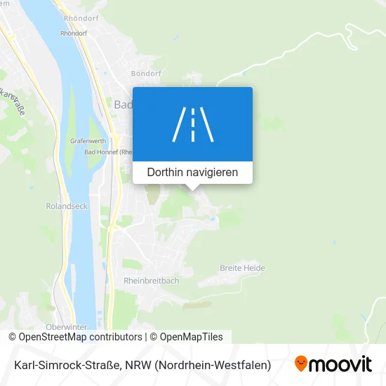 Karl-Simrock-Straße Karte