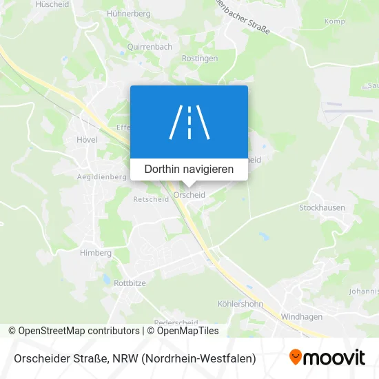 Orscheider Straße Karte