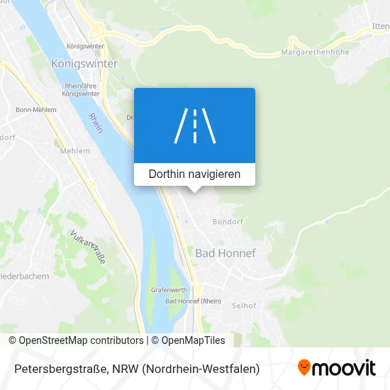 Petersbergstraße Karte