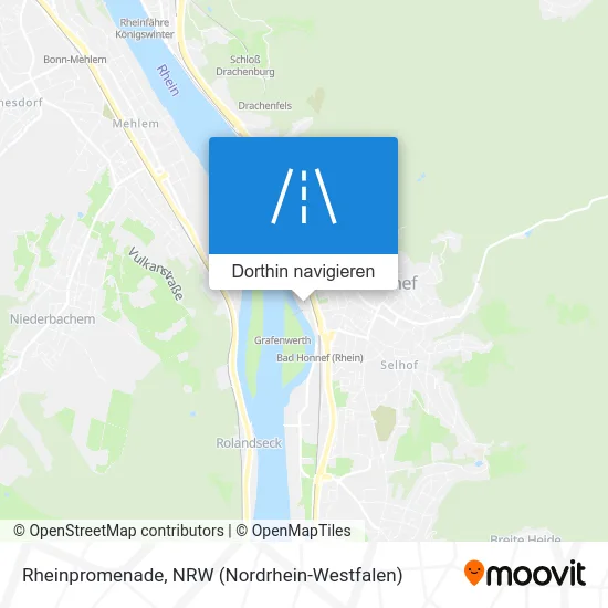 Rheinpromenade Karte