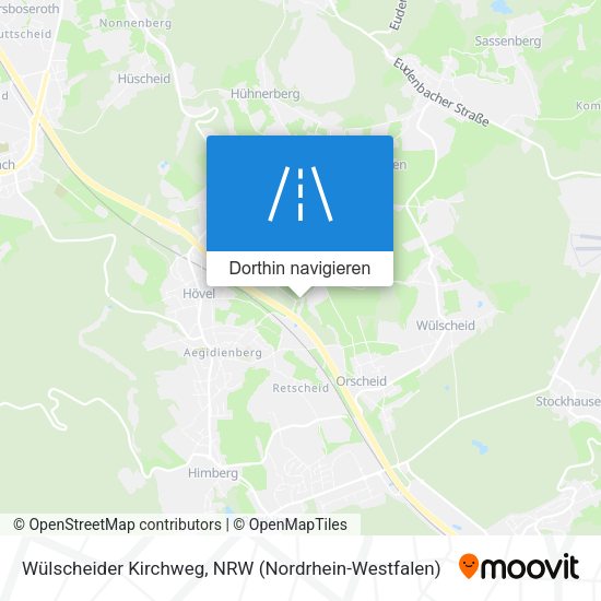 Wülscheider Kirchweg Karte