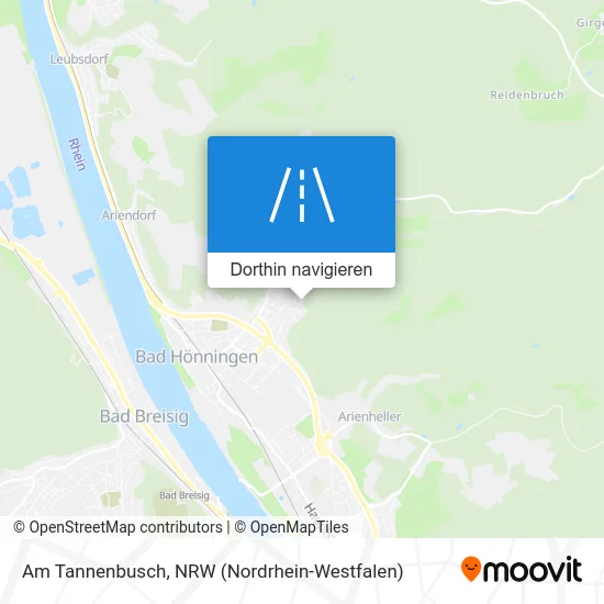 Am Tannenbusch Karte