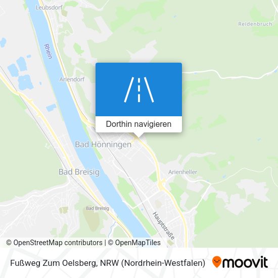 Fußweg Zum Oelsberg Karte