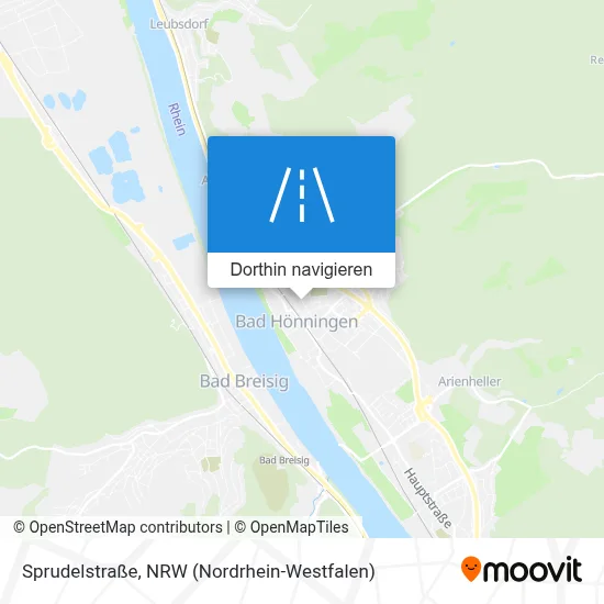 Sprudelstraße Karte