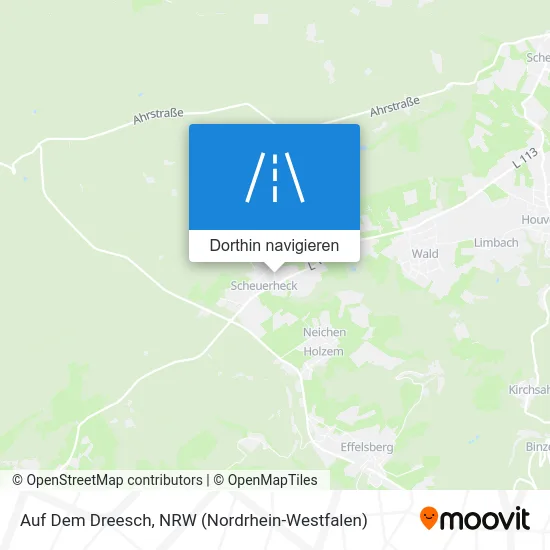 Auf Dem Dreesch Karte